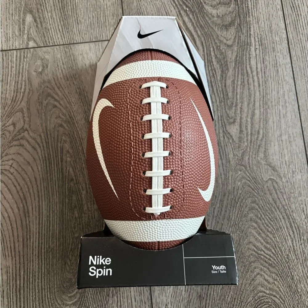 Nike brown and white Precision Football